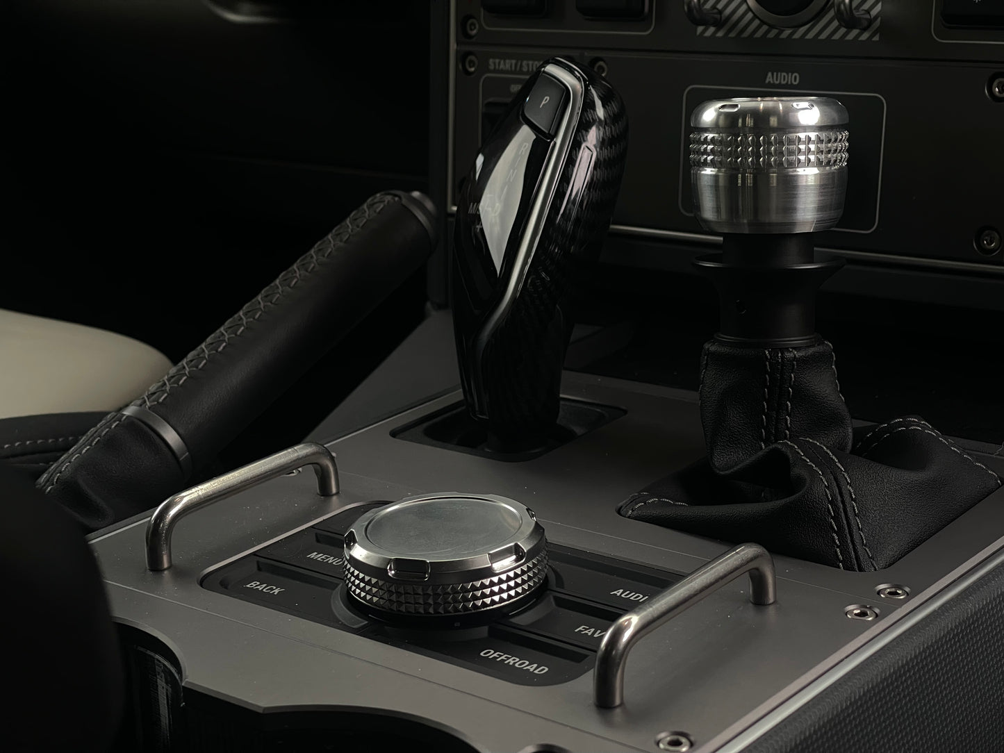 Transfer Case Shifter Knob Knurled