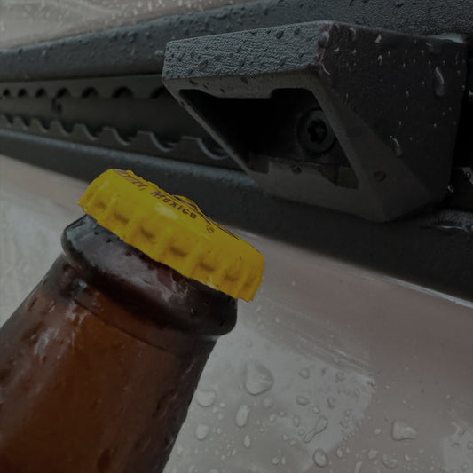 L track Mounted Bottle Opener