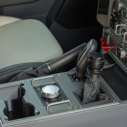 Oversized Cupholder and Machined Console for the Grenadier