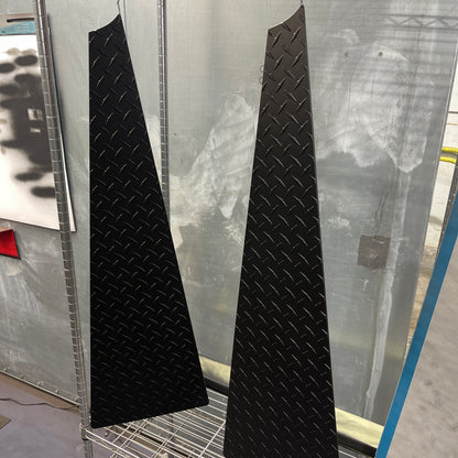 Diamond Plate Fender Covers Black Cerakote