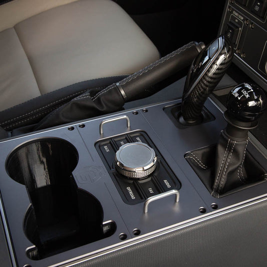 Oversized Cupholder and Machined Console for the Grenadier