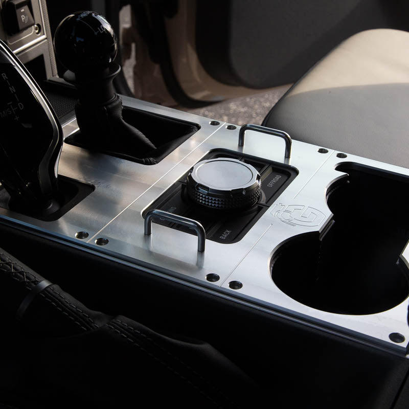 Oversized Cupholder and Machined Console for the Grenadier