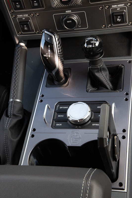 Oversized Cupholder and Machined Console for the Grenadier