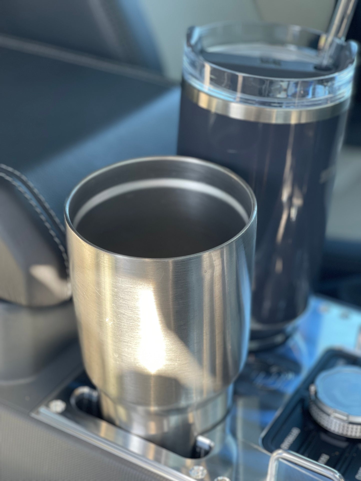 Oversized Cupholder and Machined Console for the Grenadier