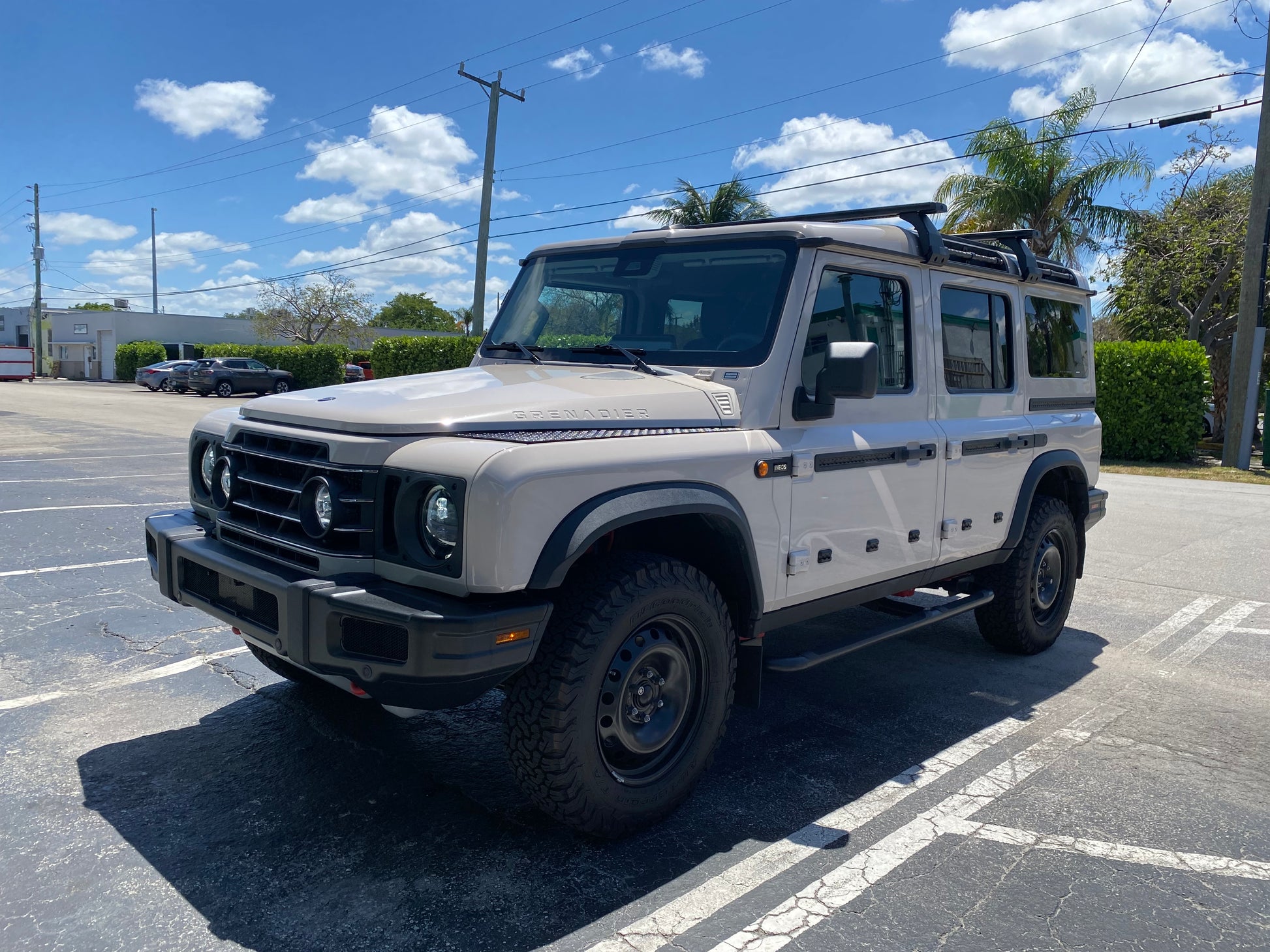 Grenadier GrenadierUSA Diamond Plate Carbon Grab Rails upgrades