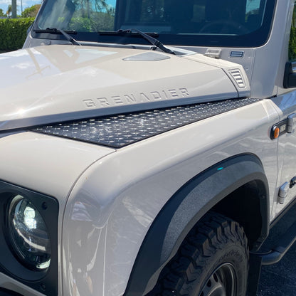 Diamond Plate Fender Covers Black Cerakote