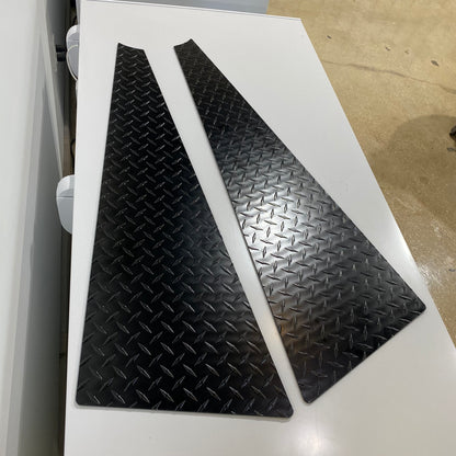 Diamond Plate Fender Covers Black Cerakote