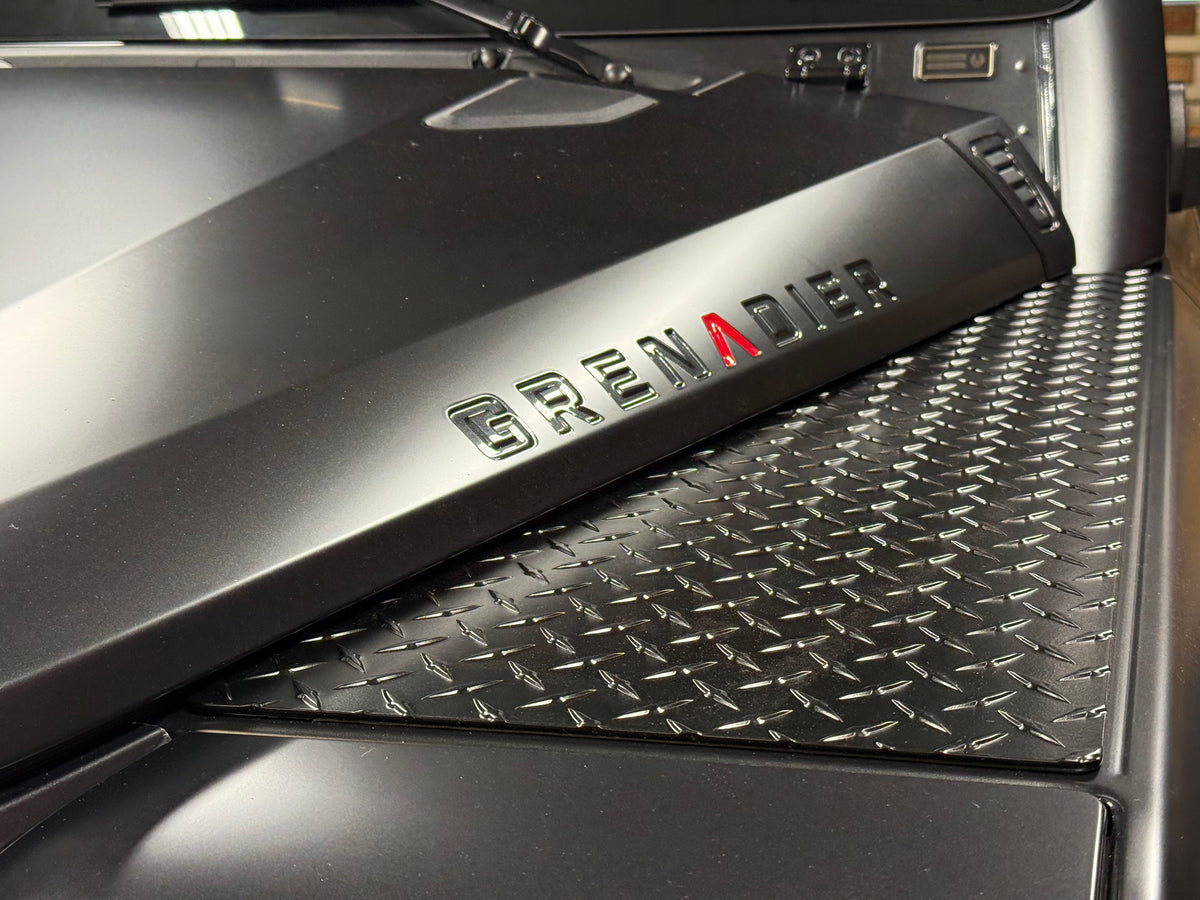 Diamond Plate Fender Covers Black Cerakote
