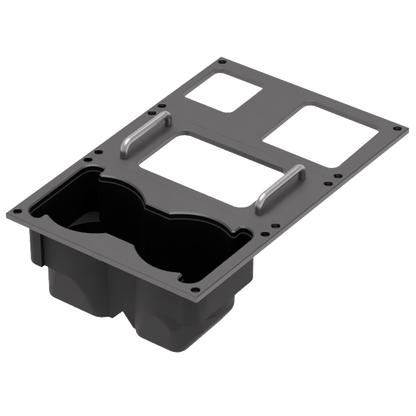 Oversized Cupholder and Machined Console for the Grenadier