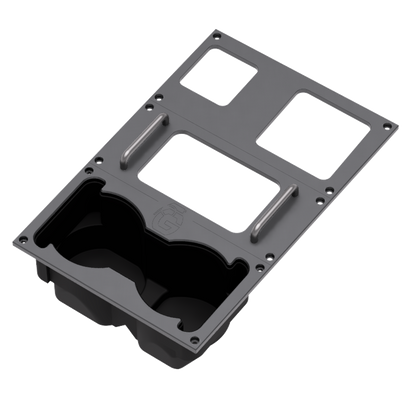 Oversized Cupholder and Machined Console for the Grenadier