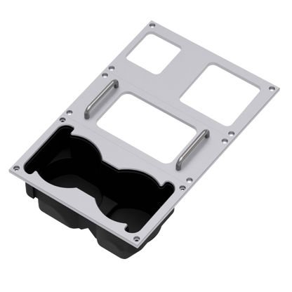 Oversized Cupholder and Machined Console for the Grenadier