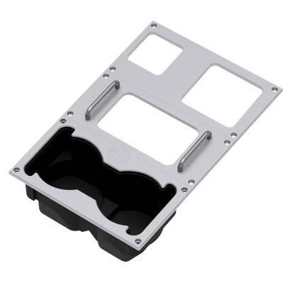 Oversized Cupholder and Machined Console for the Grenadier