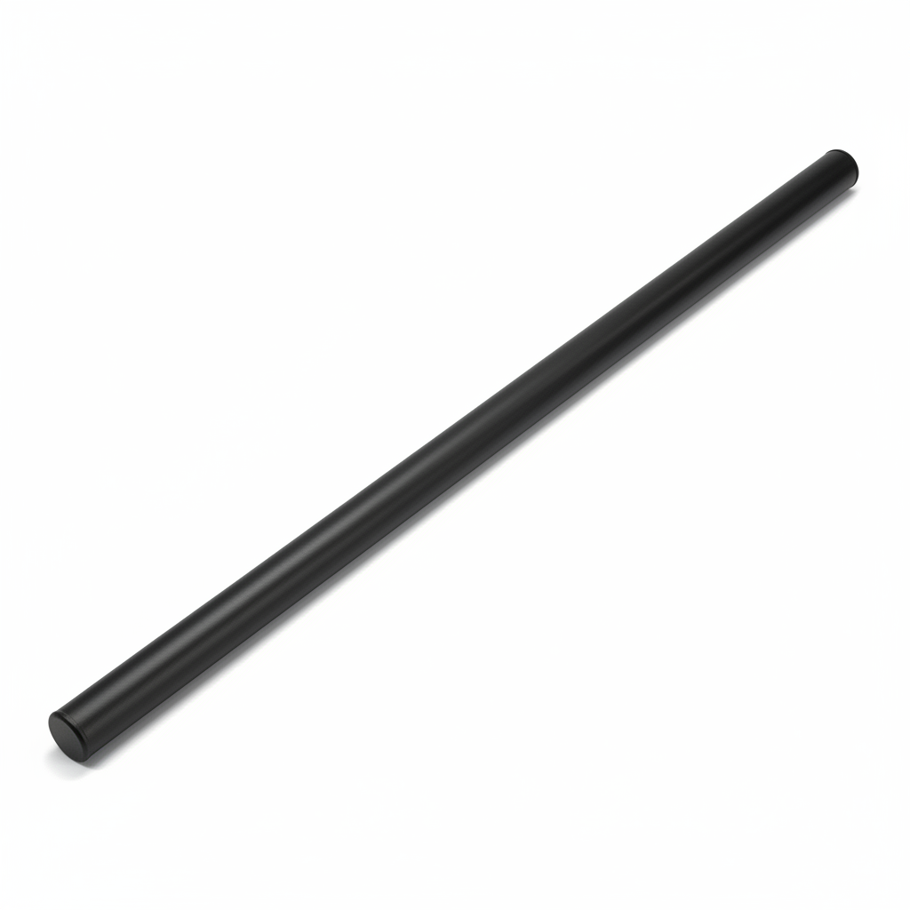 Full length 600mm black anodized bar