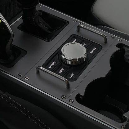 Oversized Cupholder and Machined Console for the Grenadier